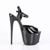 Pleaser - JUBILANT09 Sandale à bride à la cheville, Pole dance chaussures - Noir Product image